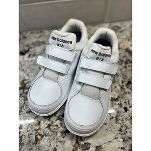 New Balance Women 813 Hook & Loop Walking‎ Shoes White Size 10
